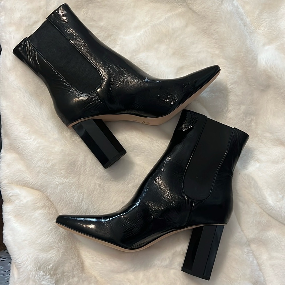 NEW! Donald J Pliner Boots Black Leather 9.5